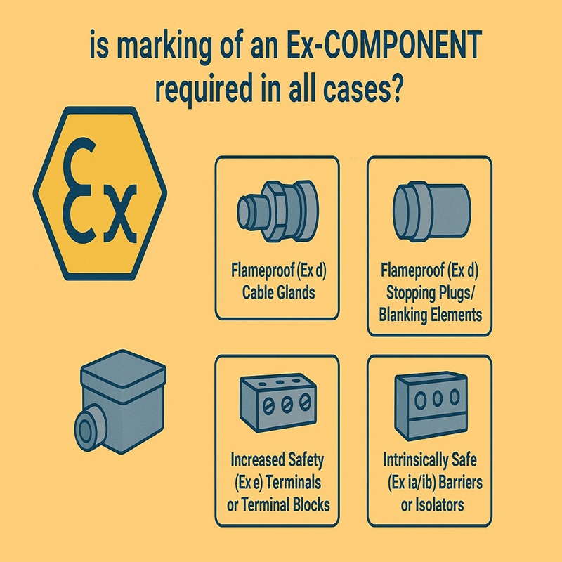 The constant need for Ex-components marking